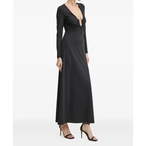 Bardot Black Long Sleeve Maxi Dress